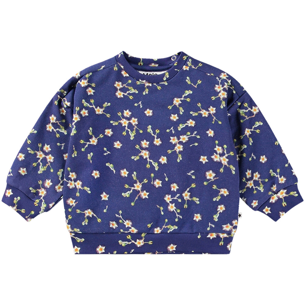 Dana Sweatshirt - Sky Flowers - 98