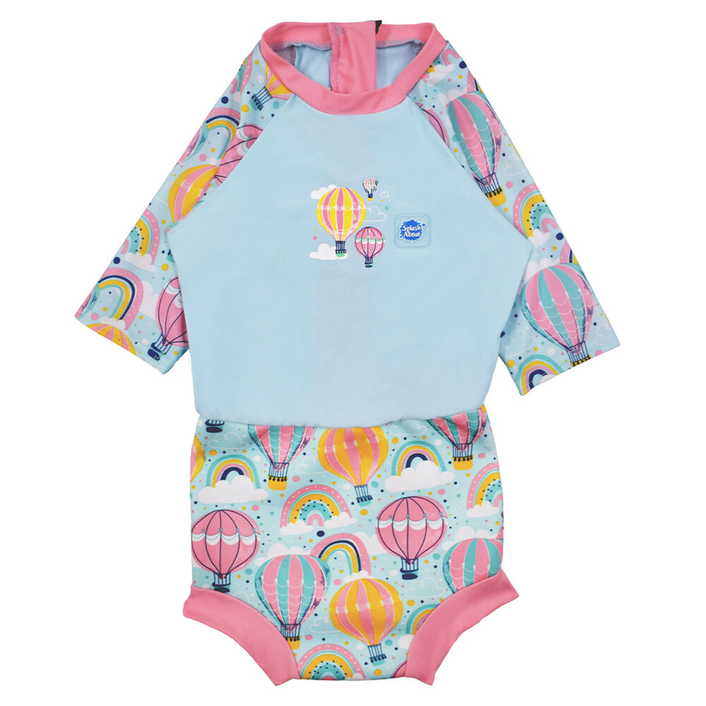 Splash About Happy nappy sunsuit - Up & Away Pink 3-8 MDR.