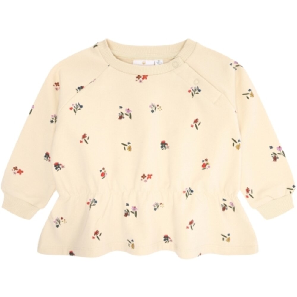 Larva Sweatshirt - Angora Big Flower AOP - 86