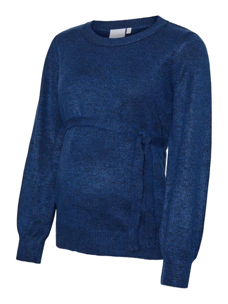 Newanne langærmet top - beaucoup blue - M