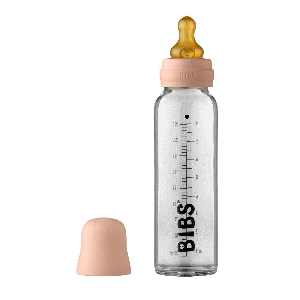 Baby Bottle Glass 225ml. - blush