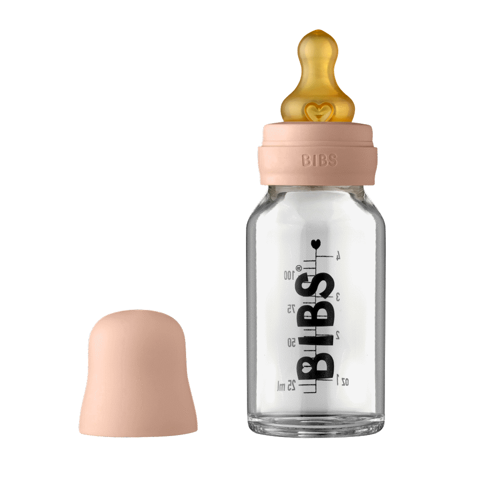 Baby Bottle Glass 110ml. - blush