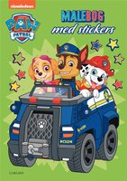 Paw Patrol malebog med stickers