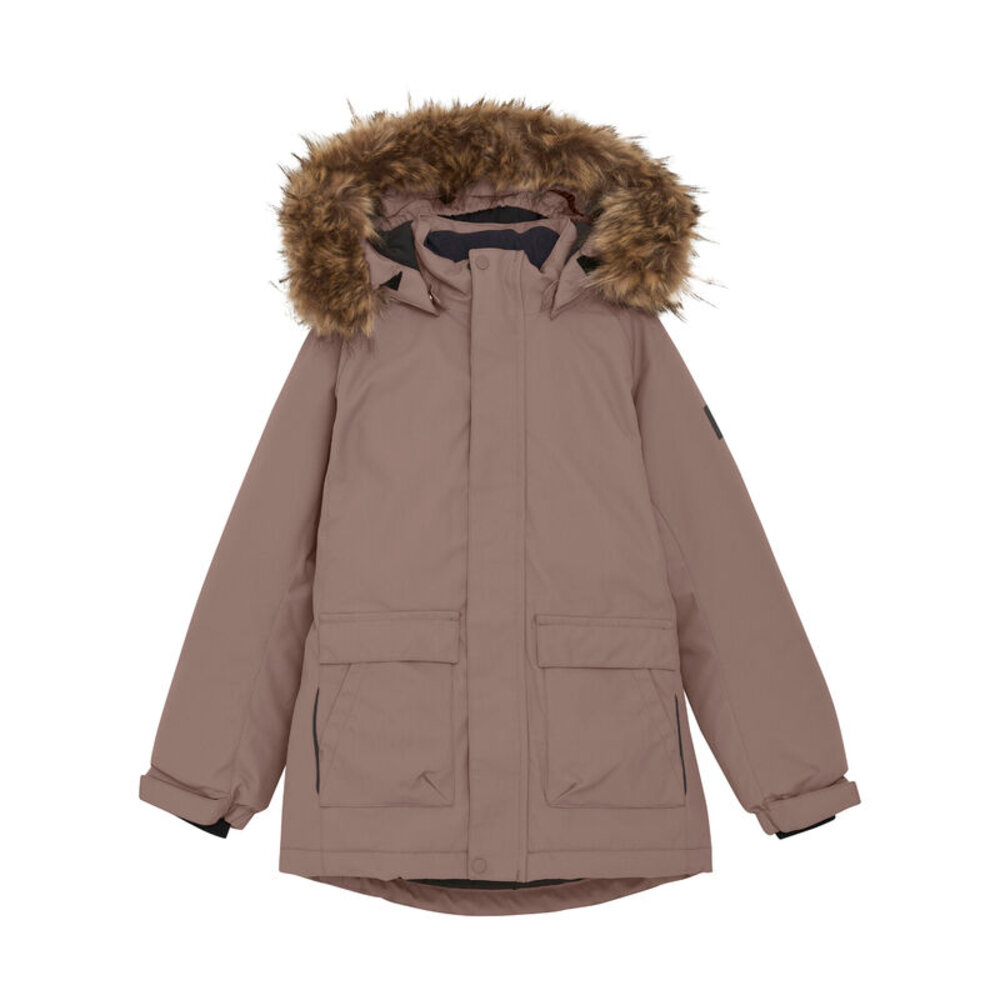 Color Kids Jakke m. Fake Fur - Antler 110