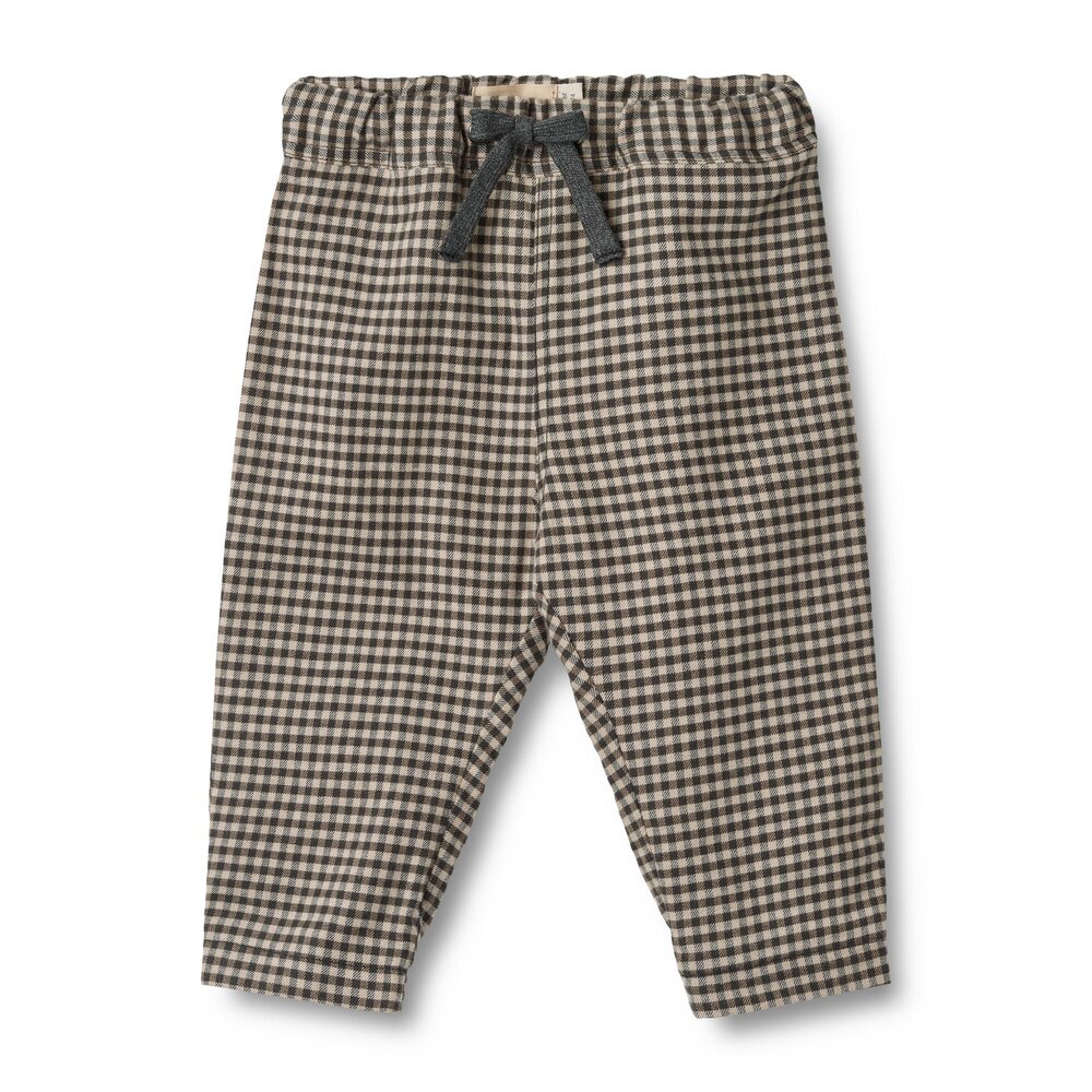 Bukser lined Gustav - Raven Check - 86