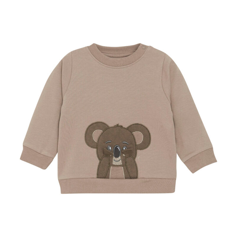 Sweatshirt langærmet - Taupe Gray - 80