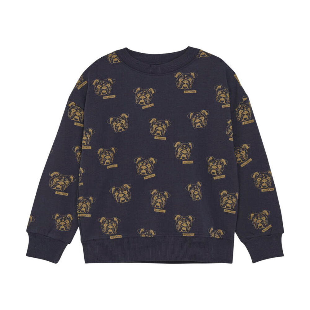 Sweatshirt langærmet AOP - Parisian Night - 98