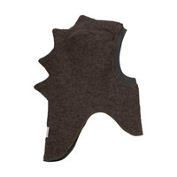 Elefanthue Triangles Uld - Dark Brown Melange