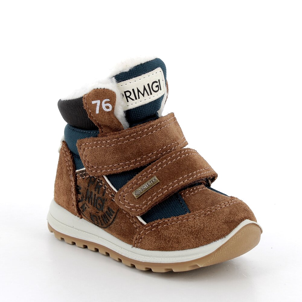 Sneakers waterproof - CUOIO/PETROLIO - 24