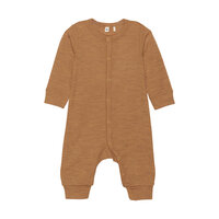 Uld jumpsuit - solid - Chipmunk Melange