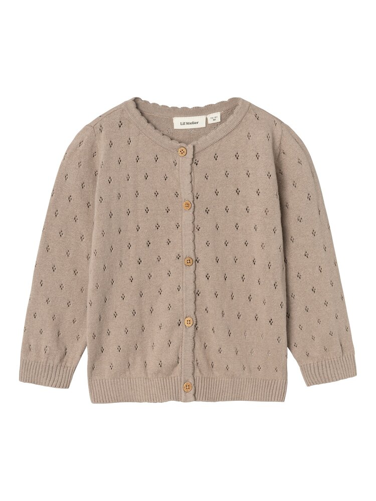 Nimi langærmet strik cardigan - ETHEREA - 110