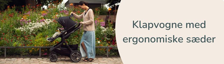 Klapvogne  med ergonomiske sæder