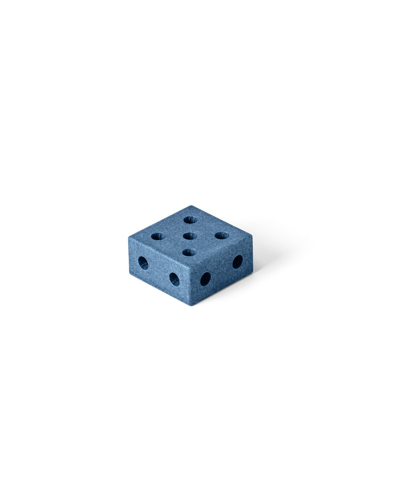 Block Square Deep Blue