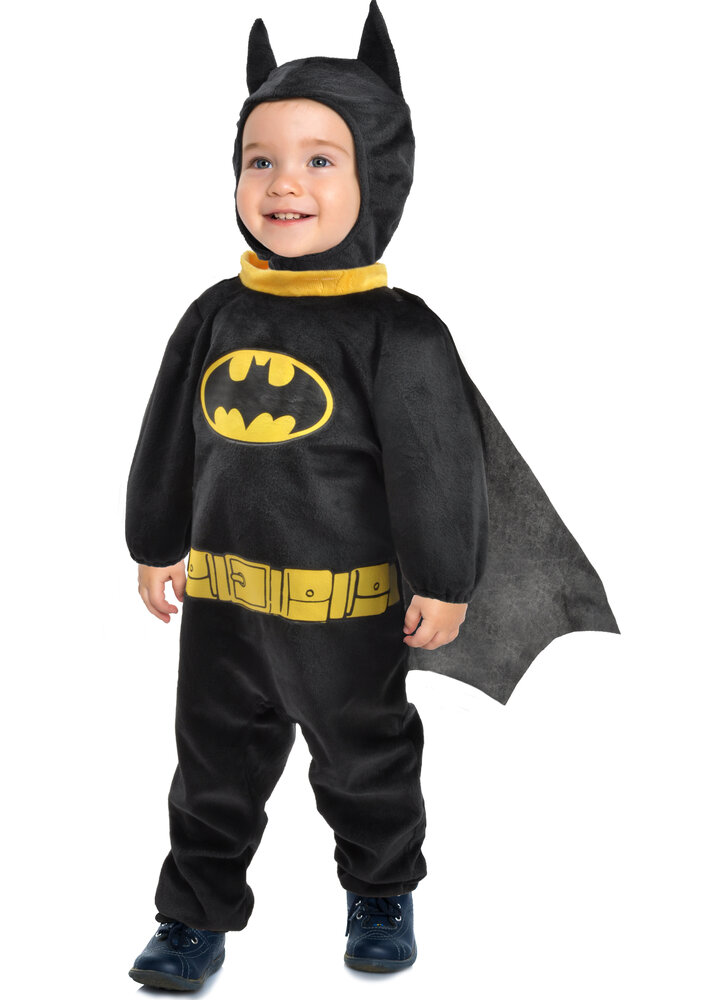 Batman Junior kostume - SORT - 2-3 ÅR