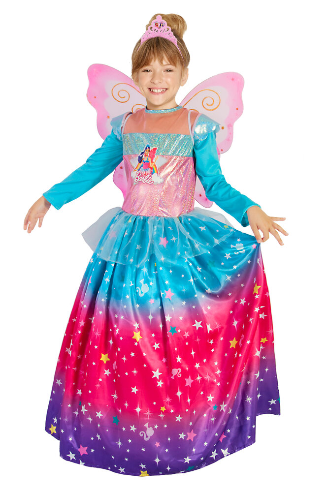 CIAO Barbie Eventyrprinsesse kostume - MULTI 3-4 ÃR