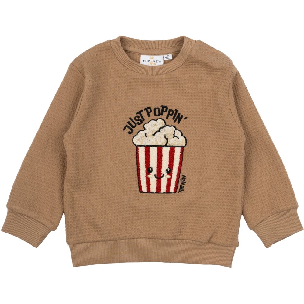 Ludvig Waffle Sweatshirt - TANNIN - 86