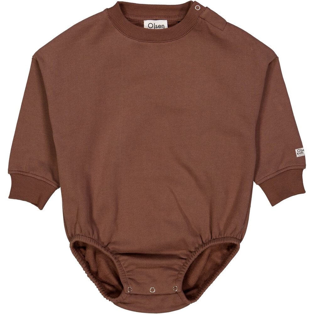 MÃ¼sli Olsen kids sweat body - Ceder brown 92