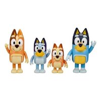 Bluey Figurer 4 figur pk. - Family eller venner