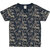 Safari t-shirt med v-hals - Night blue/ Cashmere