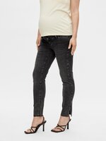 SITKA DG SLIM SLIT CROPPED JEANS A. - BLACKDENIM