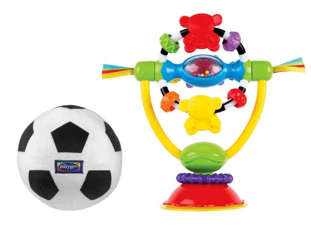 Playgro GavesÃ¦t, sugekoprangle og fodbold