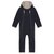 Fleece babydragt - Navy/mocca