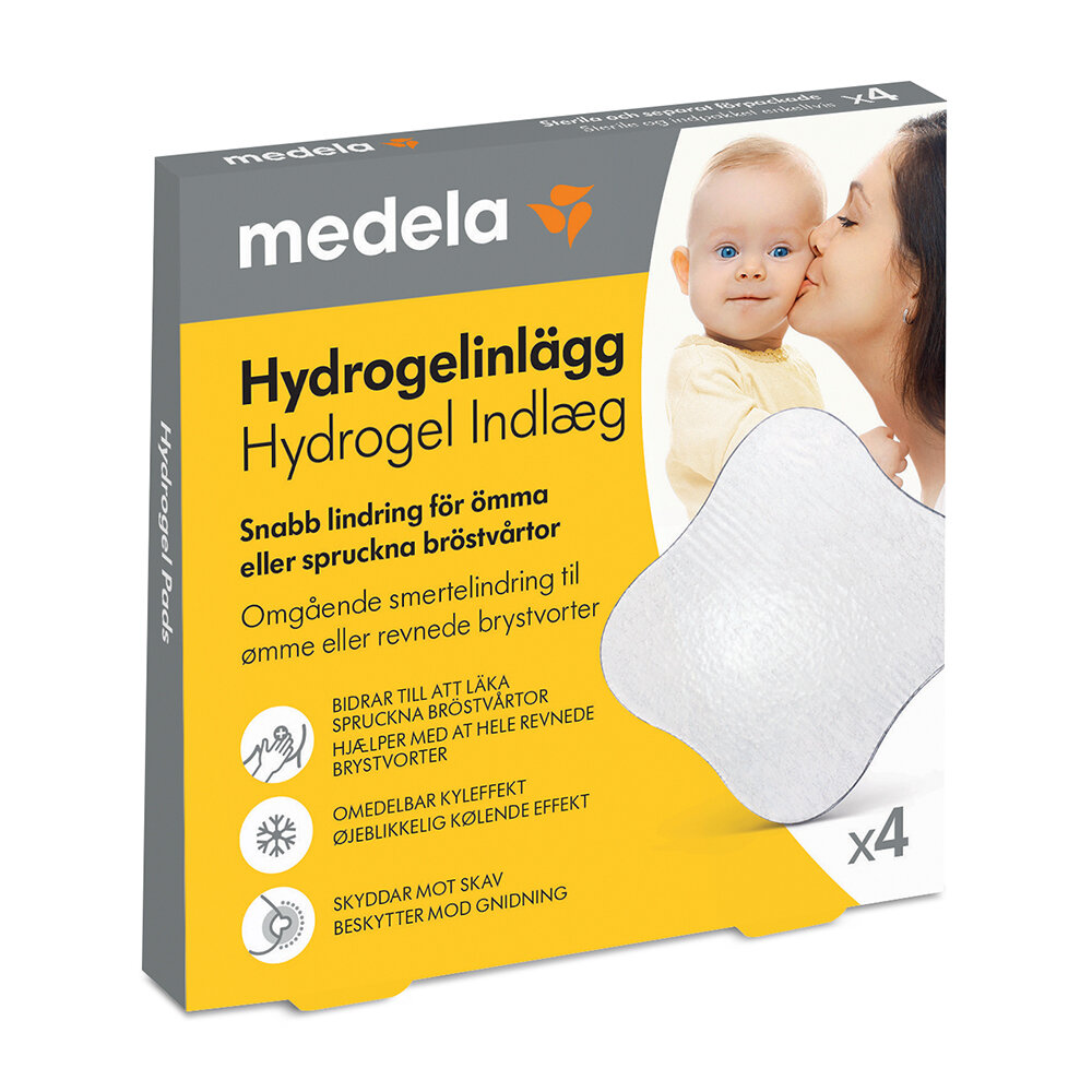 Hydrogelindlæg - 4 stk.