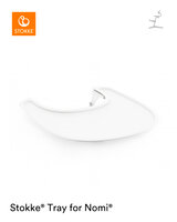 Stokke Tray til Nomi - white