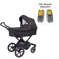 Vida 2 barnevogn - black melange inkl. Neonate BC-5700D