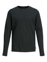 Basis tee langærmet o-neck - BLACK