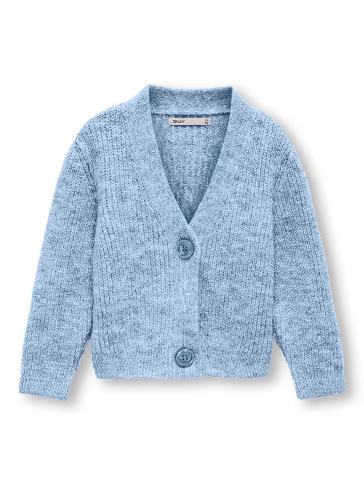 Oriana langærmet glitter cardigan - BLUE - 92