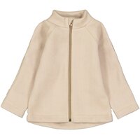 Bomuld Fleece Jakke - WARM TAUPE