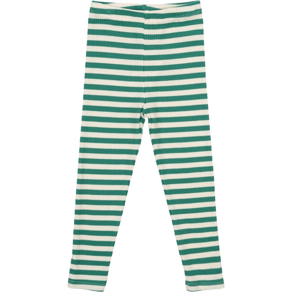 Fro Uni Rib Leggings - GREENSTRIPE - 104