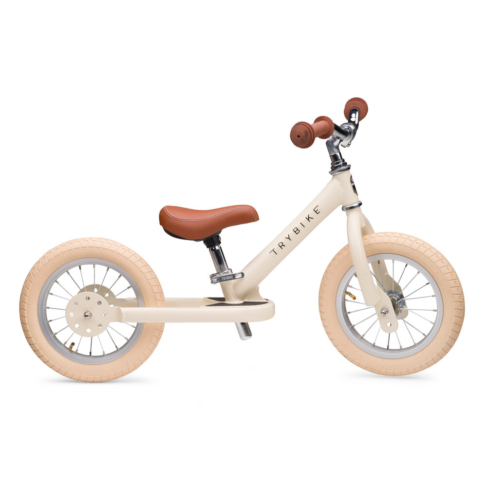 Løbecykel, 2 hjulet, Vintage Creme