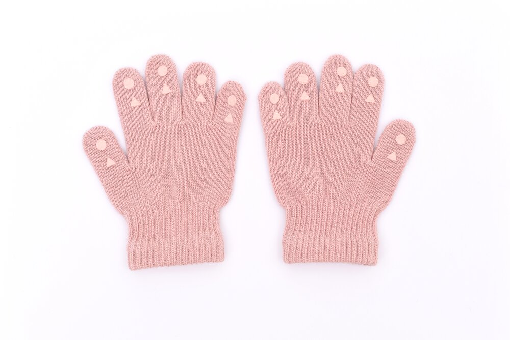 GOBABYGO Fingervanter - DUSTY ROSE 3-4 ÃR