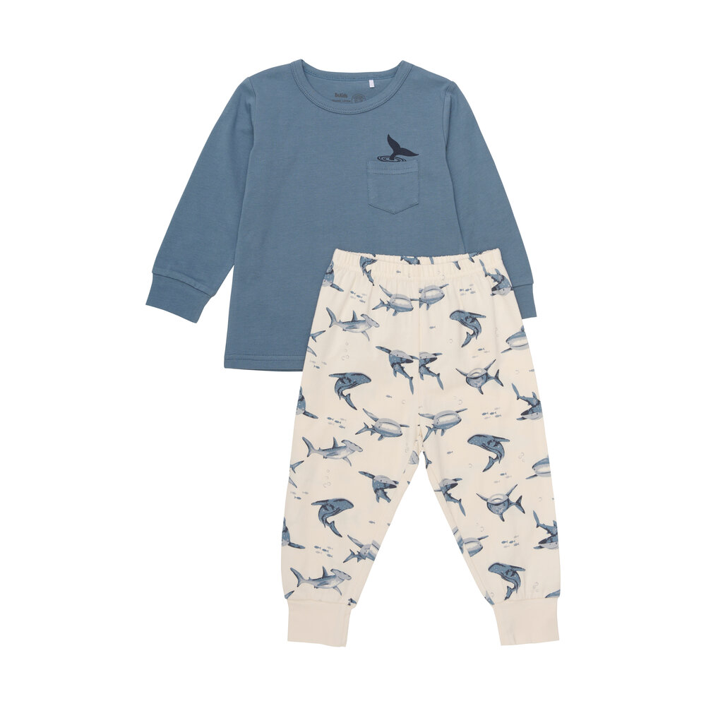 BeKids Pyjamas langÃ¦rmet - Blue Mirage 110