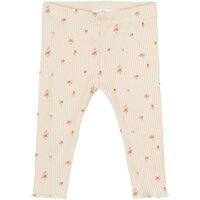 Noella Rib Leggings - WHITE SWAN