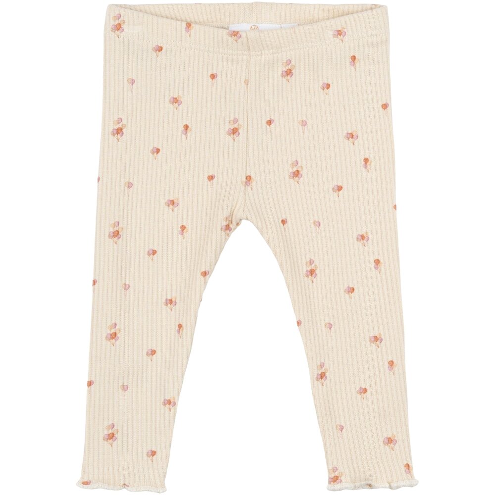 Noella Rib Leggings - WHITE SWAN - 86