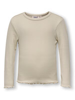 Trinny ls oneck top - PUMICESTON