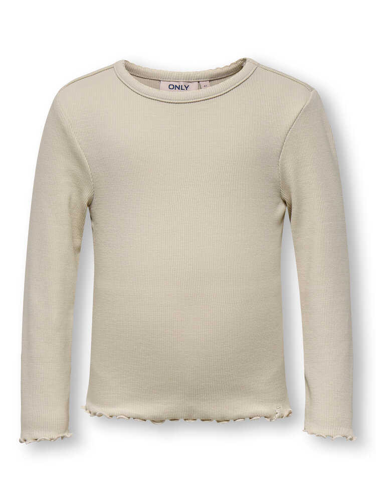 Trinny ls oneck top - PUMICESTON - 116