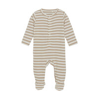 Romper LS m. Fødder Rib - 3323