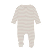 Romper LS m. Fødder Rib - 5803