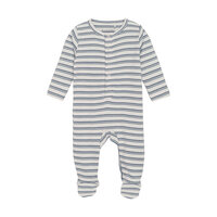 Romper LS m. Fødder Rib - 7030