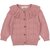 Cardigan Strik Cabel Collar - BRIGHTROSE