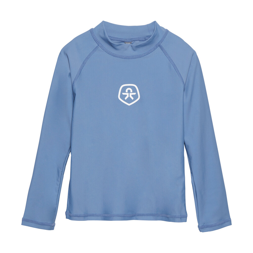 T-shirt langærmet - Coronet Blue - 140