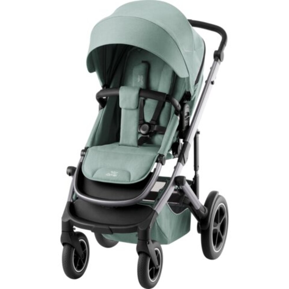 Smile 5Z inkl. liggedel og Baby-Safe Core autostol - jade green/space black