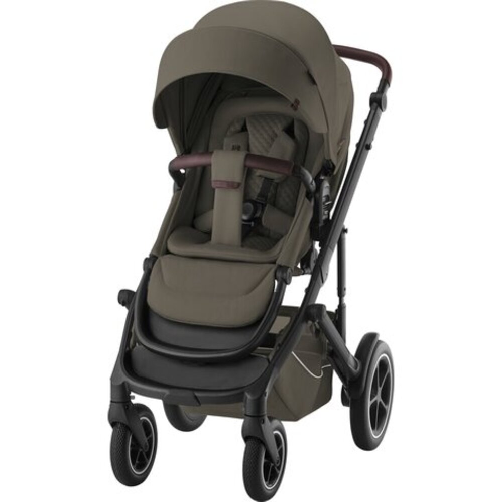 Smile 5Z lux inkl. liggedel og Baby-Safe Core autostol - urban olive/space black