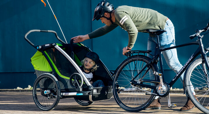 cykeltur med børnene