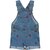 Nayla Kort Denim Dungarees - LBLUEDENIM