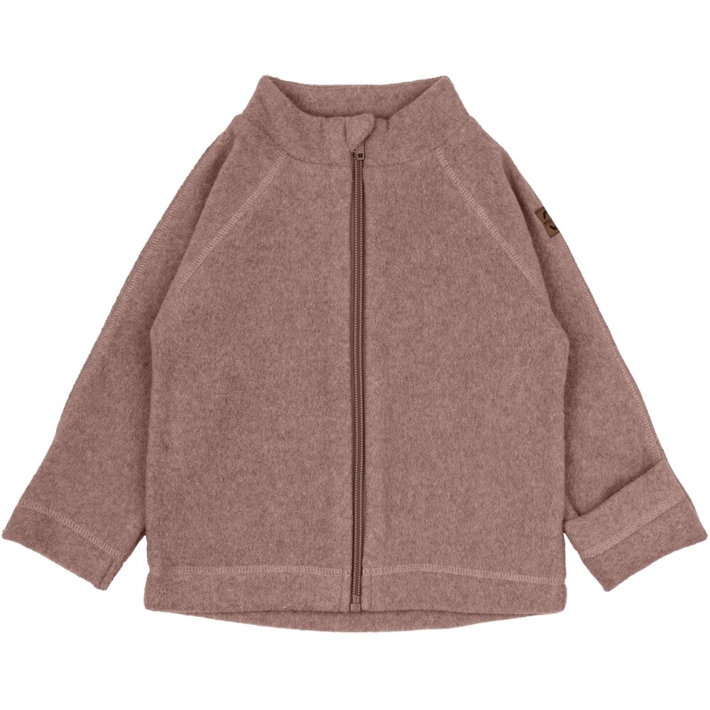 Mikk-Line Bomuld Fleece Baby Jakke - BURLWOODME 4 ÃR